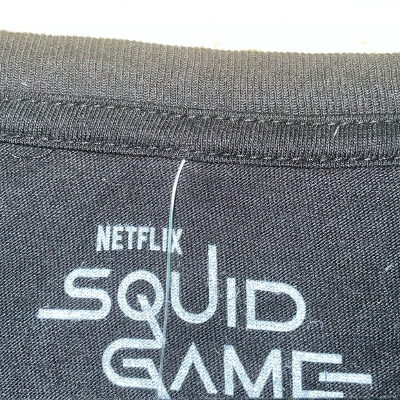 Netflix Black Squid Game Graphic T-Shirt - Picture 4 of 6